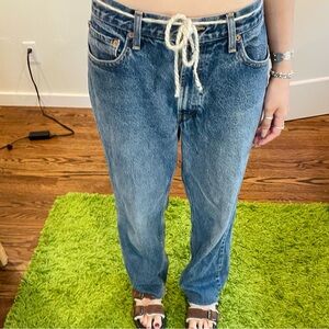 levi’s 550 low rise relaxed fit straight leg denim jeans